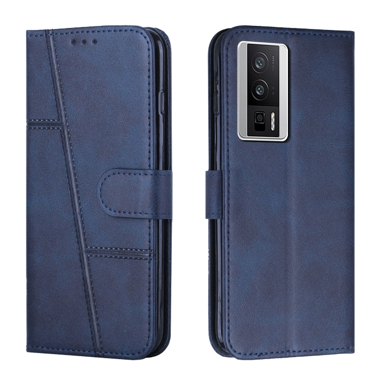 For Xiaomi Redmi K60 / K60 Pro Stitching Calf Texture Buckle Leather Phone Case