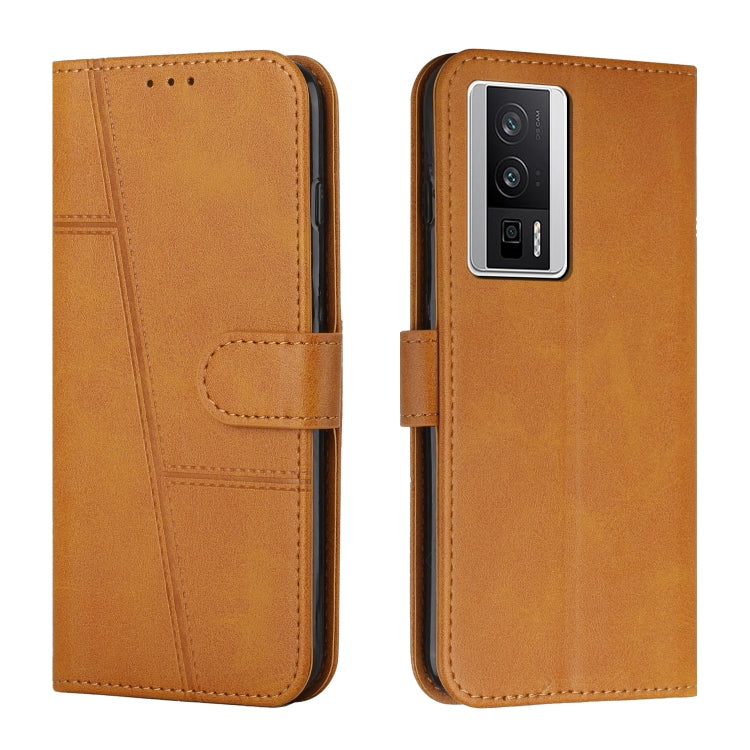 For Xiaomi Redmi K60 / K60 Pro Stitching Calf Texture Buckle Leather Phone Case