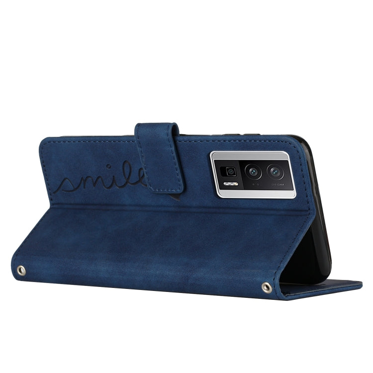 For Xiaomi Redmi K60 / K60 Pro Skin Feel Heart Pattern Leather Phone Case