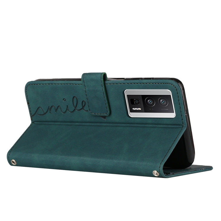 For Xiaomi Redmi K60 / K60 Pro Skin Feel Heart Pattern Leather Phone Case