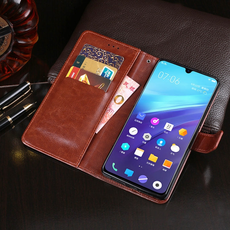 For Vivo iQOO Pro 5G idewei Crazy Horse Texture Horizontal Flip Leather Case with Holder & Card Slots & Wallet