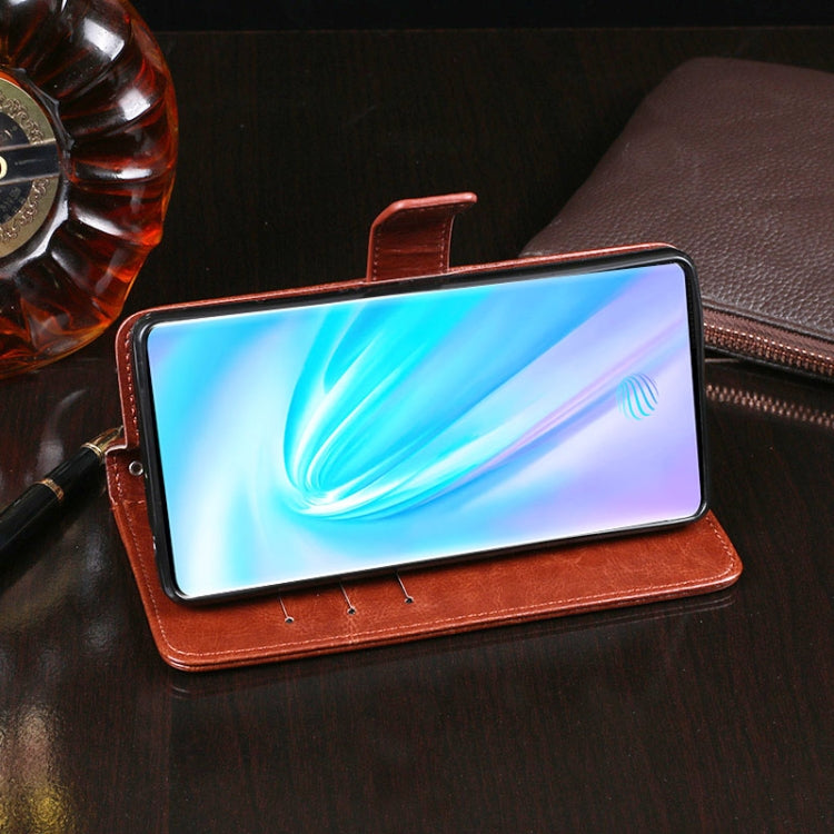 For Vivo NEX 3 5G idewei Crazy Horse Texture Horizontal Flip Leather Case with Holder & Card Slots & Wallet