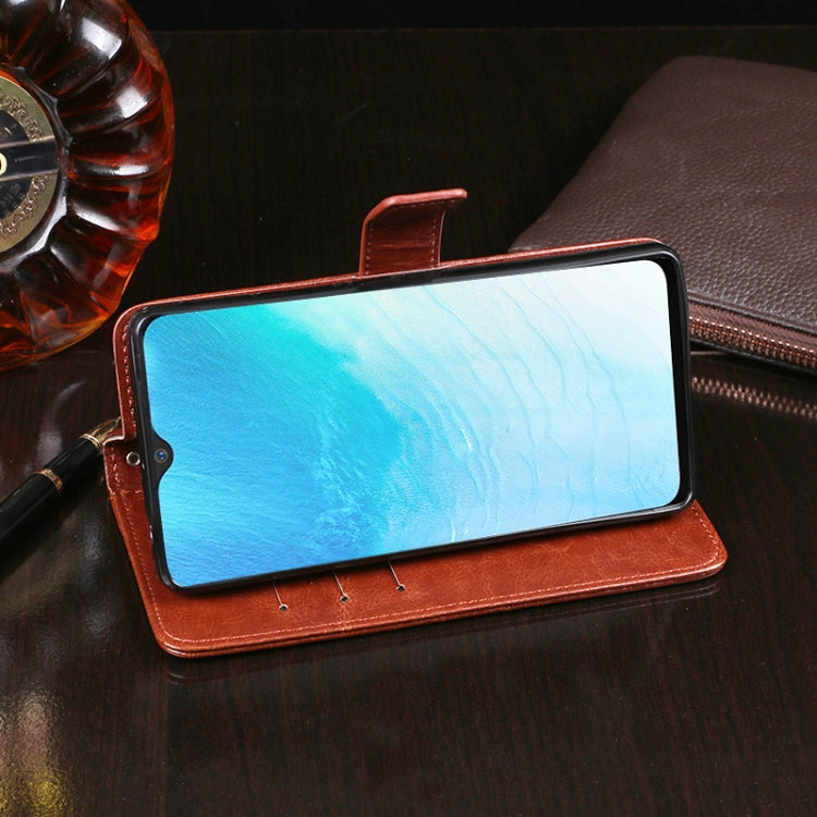 For Vivo U20 idewei Crazy Horse Texture Horizontal Flip Leather Case with Holder & Card Slots & Wallet