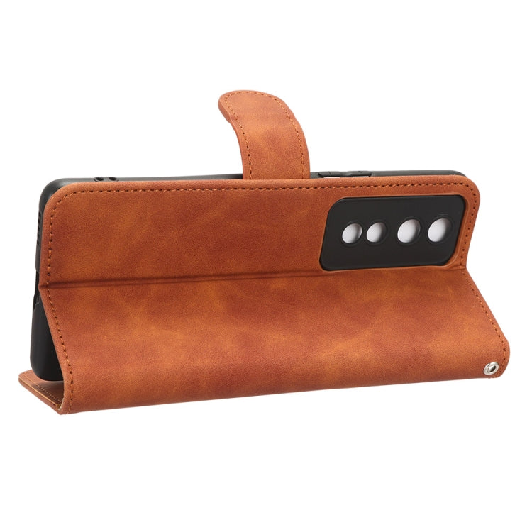 For Honor 80 GT Skin Feel Magnetic Flip Leather Phone Case