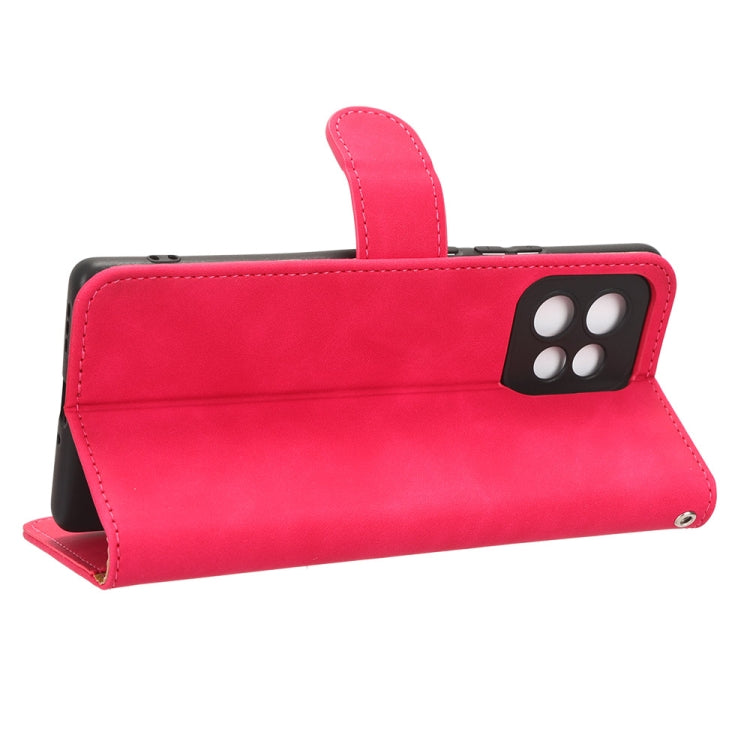 For Motorola Moto X40 Skin Feel Magnetic Flip Leather Phone Case