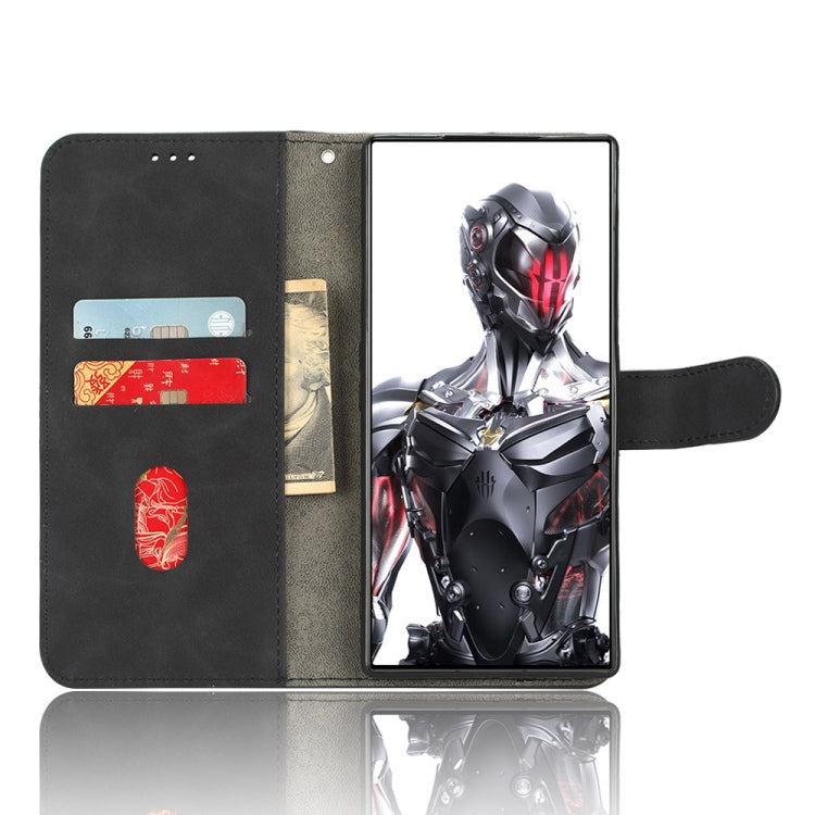 For ZTE nubia Red Magic 8 Pro 5G Skin Feel Magnetic Flip Leather Phone Case