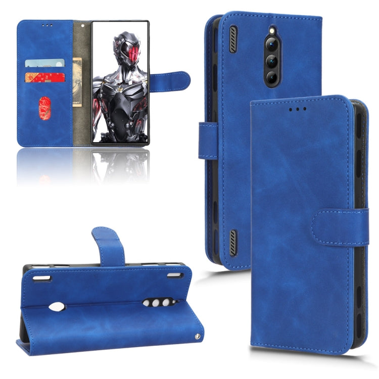 For ZTE nubia Red Magic 8 Pro 5G Skin Feel Magnetic Flip Leather Phone Case