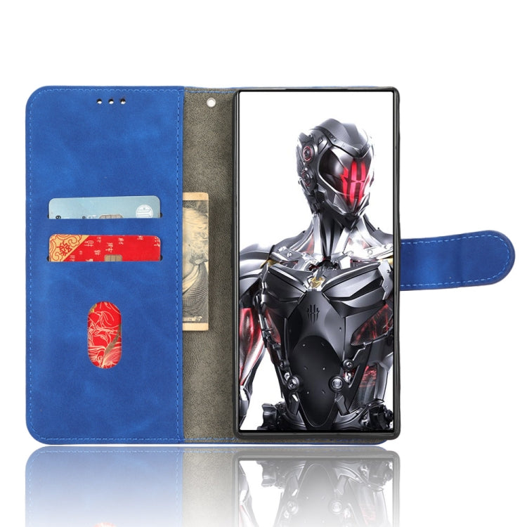 For ZTE nubia Red Magic 8 Pro 5G Skin Feel Magnetic Flip Leather Phone Case