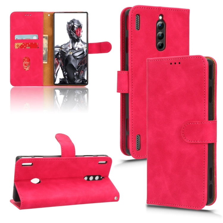 For ZTE nubia Red Magic 8 Pro 5G Skin Feel Magnetic Flip Leather Phone Case