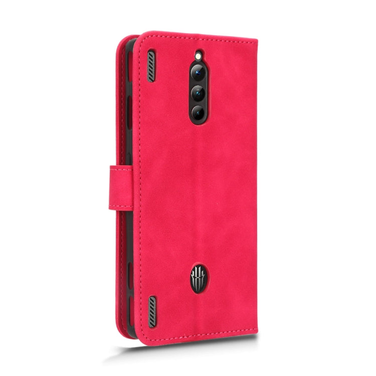 For ZTE nubia Red Magic 8 Pro 5G Skin Feel Magnetic Flip Leather Phone Case