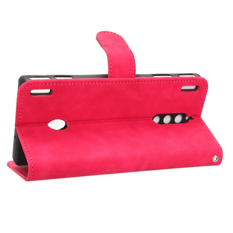 For ZTE nubia Red Magic 8 Pro 5G Skin Feel Magnetic Flip Leather Phone Case