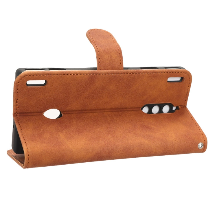 For ZTE nubia Red Magic 8 Pro 5G Skin Feel Magnetic Flip Leather Phone Case