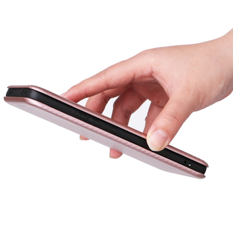 For Xiaomi Redmi K60 / K60 Pro Carbon Fiber Texture Flip Leather Phone Case