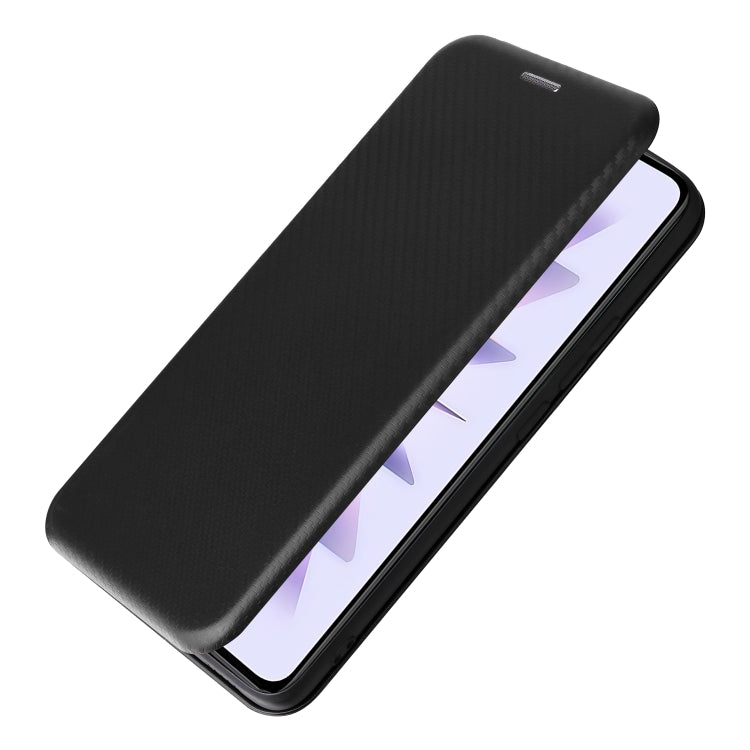 For Xiaomi Redmi K60 / K60 Pro Carbon Fiber Texture Flip Leather Phone Case