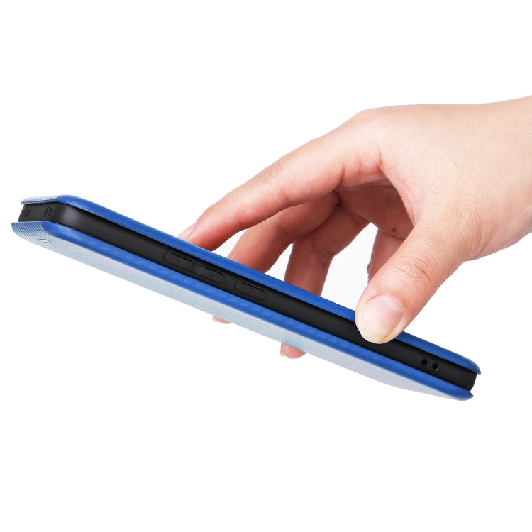 For Xiaomi Redmi K60 / K60 Pro Carbon Fiber Texture Flip Leather Phone Case