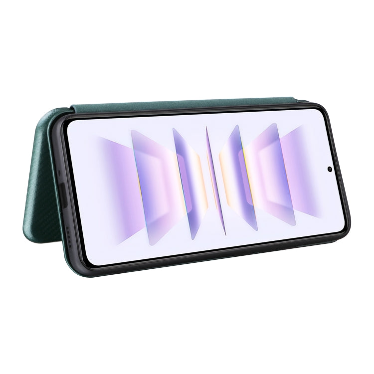 For Xiaomi Redmi K60 / K60 Pro Carbon Fiber Texture Flip Leather Phone Case