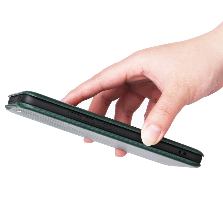 For Xiaomi Redmi K60 / K60 Pro Carbon Fiber Texture Flip Leather Phone Case