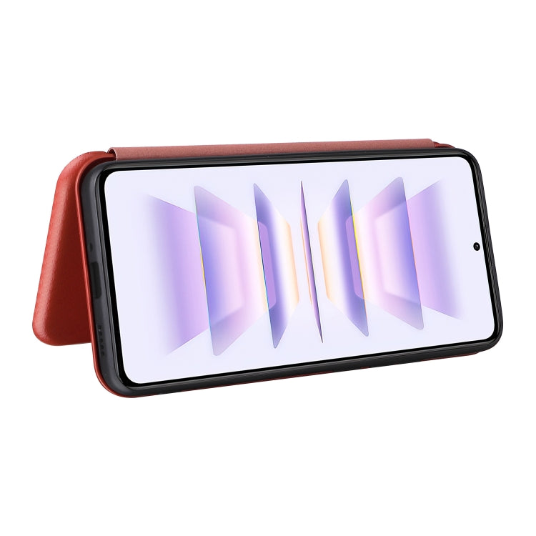 For Xiaomi Redmi K60 / K60 Pro Carbon Fiber Texture Flip Leather Phone Case