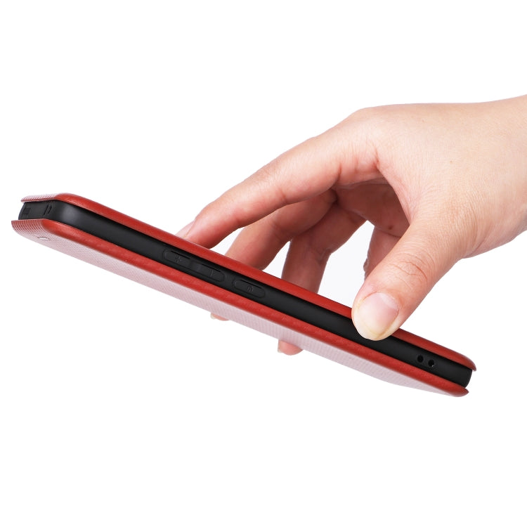 For Xiaomi Redmi K60 / K60 Pro Carbon Fiber Texture Flip Leather Phone Case