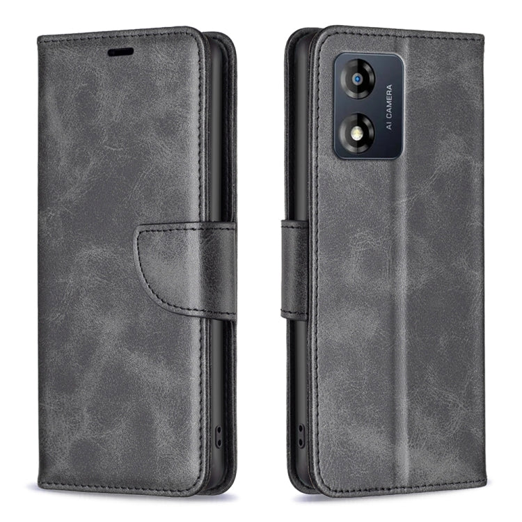 For Motorola Moto E13 4G Lambskin Texture Leather Phone Case