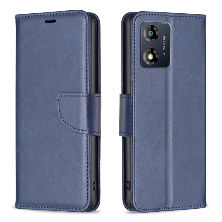 For Motorola Moto E13 4G Lambskin Texture Leather Phone Case