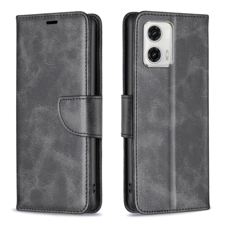 For Motorola Moto G73 5G Lambskin Texture Leather Phone Case