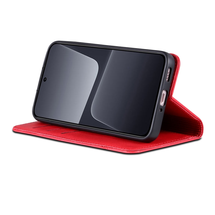 For Xiaomi 13 AZNS Magnetic Calf Texture Flip Leather Phone Case