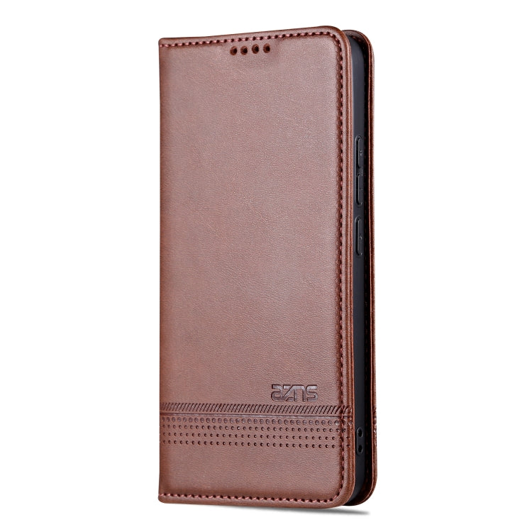For Xiaomi 13 AZNS Magnetic Calf Texture Flip Leather Phone Case