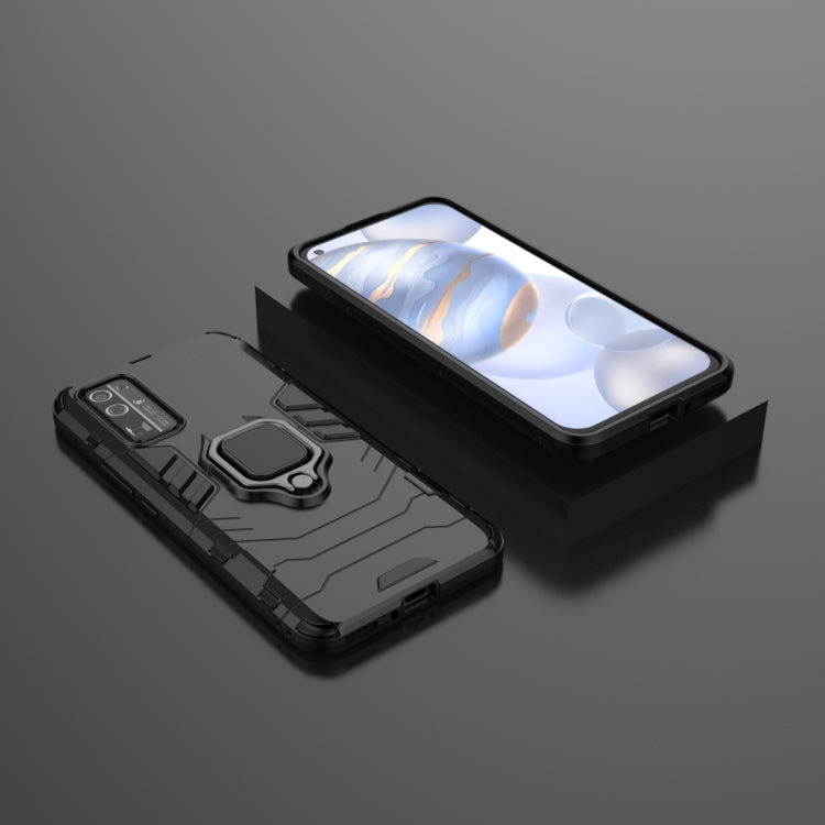 For Huawei Honor 30 PC + TPU Shockproof Protective Case with Magnetic Ring Holder