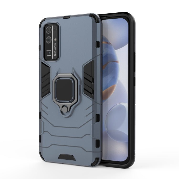 For Huawei Honor 30 PC + TPU Shockproof Protective Case with Magnetic Ring Holder