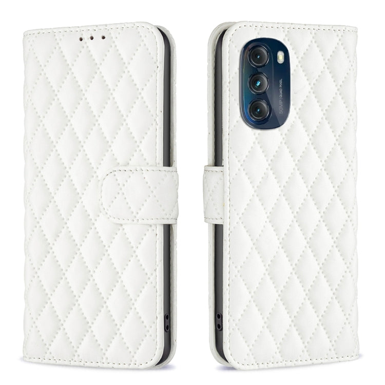 For Motorola Moto G 5G 2023 Diamond Lattice Wallet Leather Flip Phone Case
