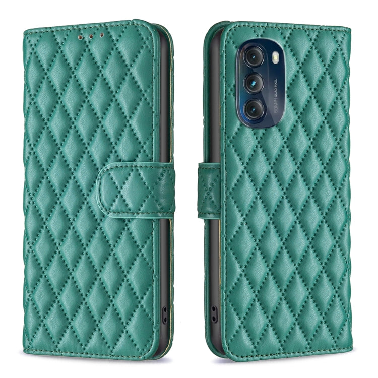 For Motorola Moto G 5G 2023 Diamond Lattice Wallet Leather Flip Phone Case
