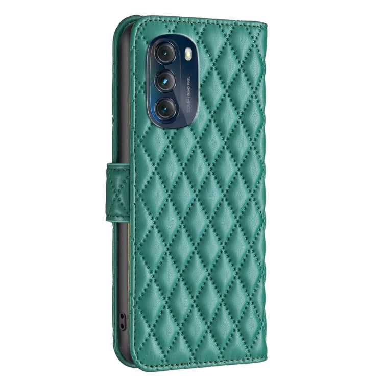 For Motorola Moto G 5G 2023 Diamond Lattice Wallet Leather Flip Phone Case