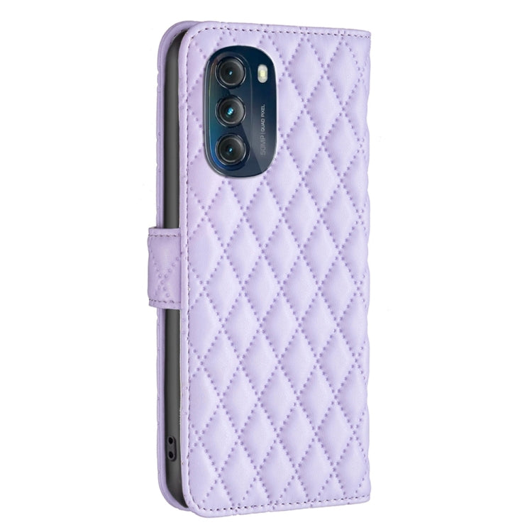 For Motorola Moto G 5G 2023 Diamond Lattice Wallet Leather Flip Phone Case