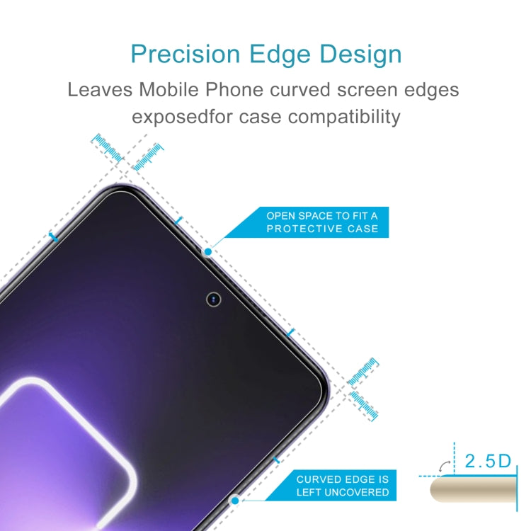 For Realme GT3 50pcs 0.26mm 9H 2.5D Tempered Glass Film