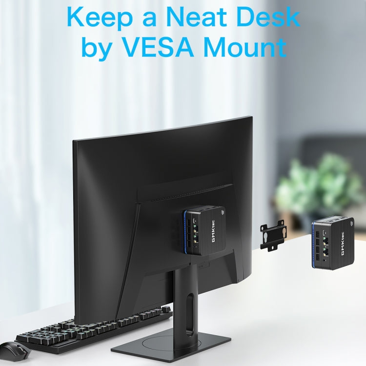 GMK KB7S Windows 11 Pro Mini PC, 8GB+256GB, Intel Jasper Lake N5105 Quad Core, Support WiFi & BT