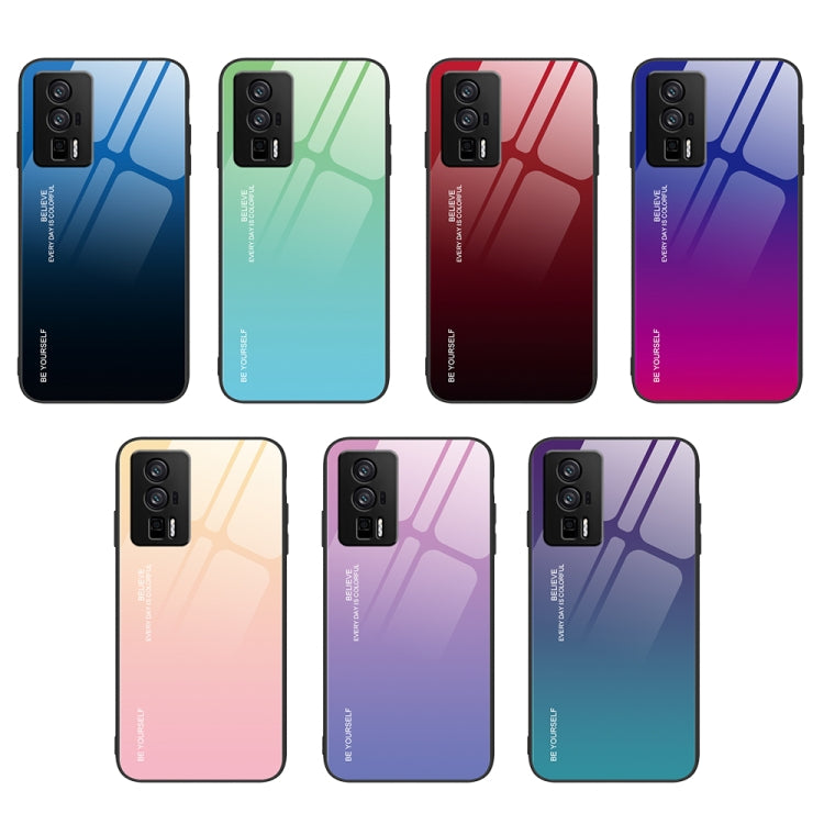 For Xiaomi Redmi K60/K60 Pro Gradient Color Glass Phone Case