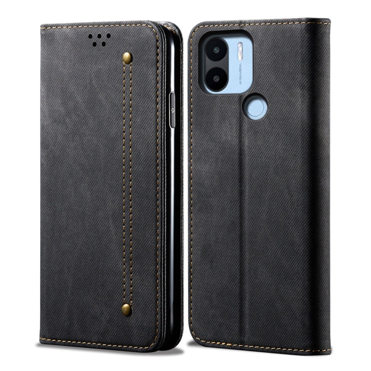 For Xiaomi Poco C50 Denim Texture Leather Phone Case