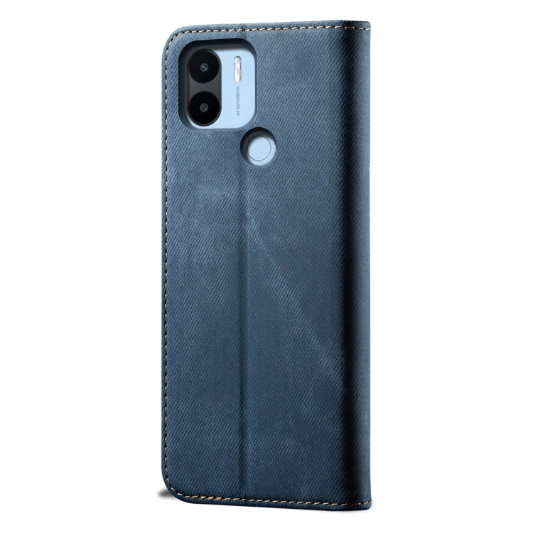 For Xiaomi Poco C50 Denim Texture Leather Phone Case