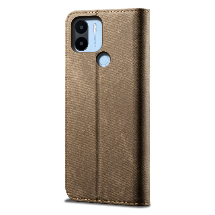 For Xiaomi Poco C50 Denim Texture Leather Phone Case