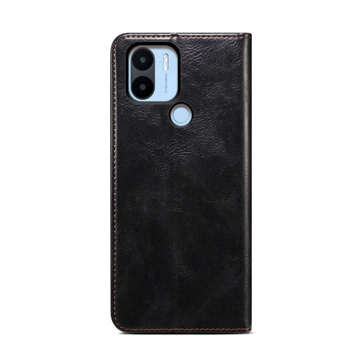 For Xiaomi Poco C50 Oil Wax Crazy Horse Texture Leather Phone Case