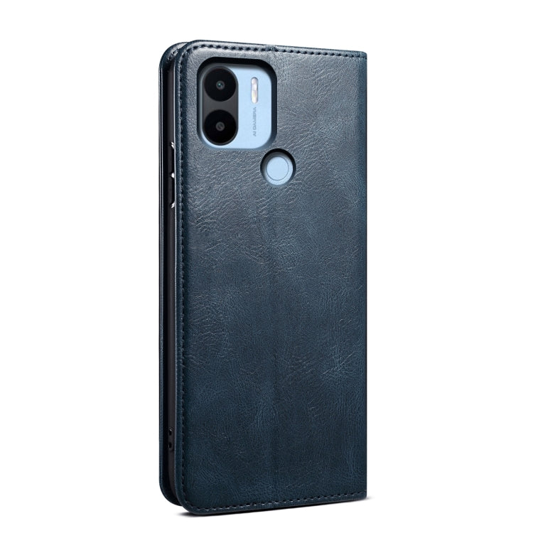 For Xiaomi Poco C50 Oil Wax Crazy Horse Texture Leather Phone Case