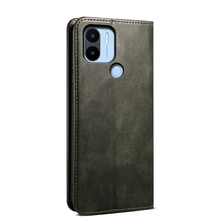 For Xiaomi Poco C50 Oil Wax Crazy Horse Texture Leather Phone Case