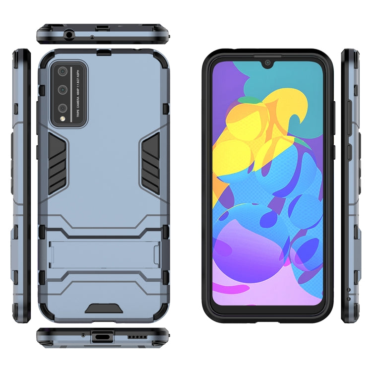 For Huawei Honor Play 4T Pro PC + TPU Anti-fall Protective Case with Invisible Holder