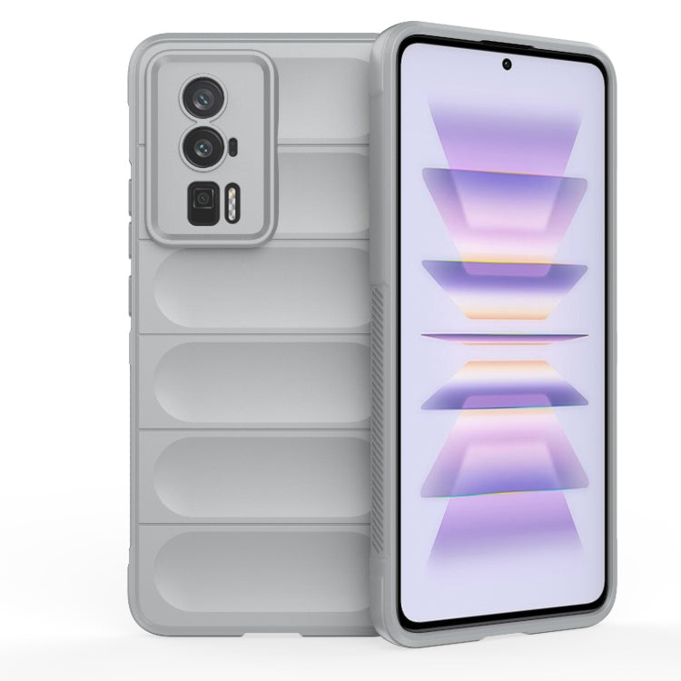 For Xiaomi Redmi K60 Magic Shield TPU + Flannel Phone Case