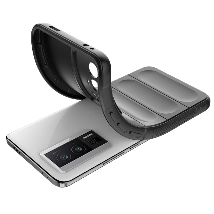 For Xiaomi Redmi K60 Magic Shield TPU + Flannel Phone Case