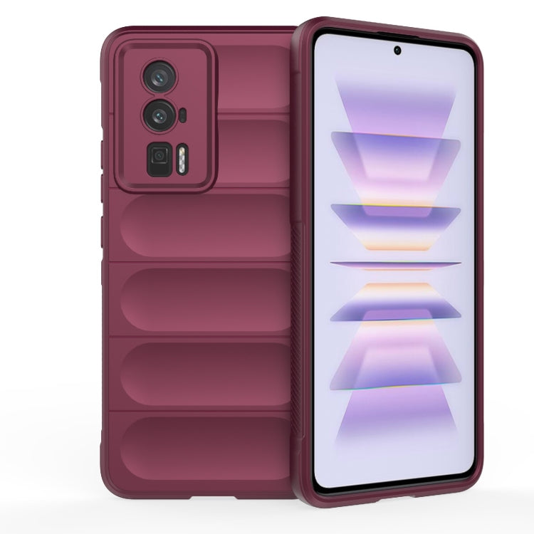 For Xiaomi Redmi K60 Pro Magic Shield TPU + Flannel Phone Case