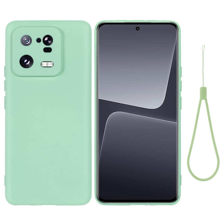 For Xiaomi 13 Pro Pure Color Liquid Silicone Shockproof Phone Case