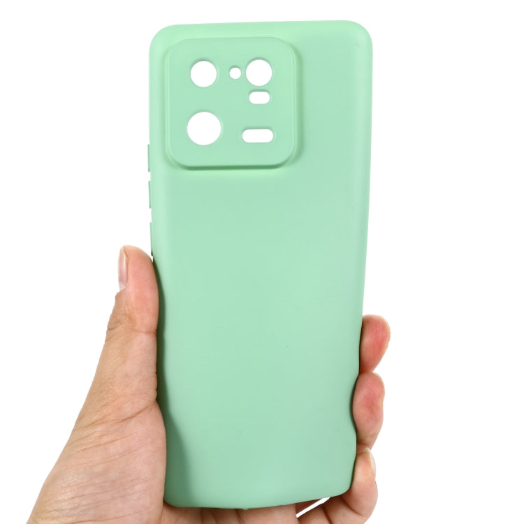 For Xiaomi 13 Pro Pure Color Liquid Silicone Shockproof Phone Case