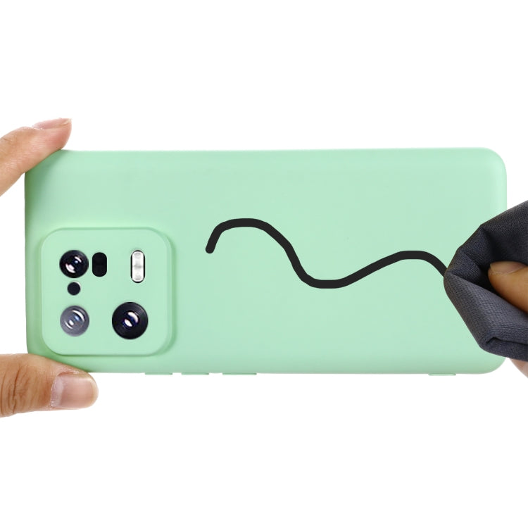 For Xiaomi 13 Pro Pure Color Liquid Silicone Shockproof Phone Case